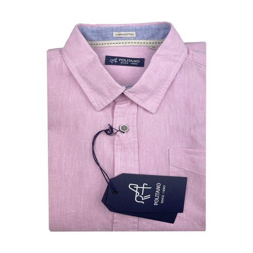 Camicia uomo lino e cotone made in italy sconto saldi -50% promo - Picture 7 of 7