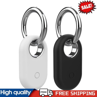 Silikon Hülle mit Schlüsselanhänger Cover Schale für Samsung Galaxy SmartTag2 (2 Stück A-1) ~