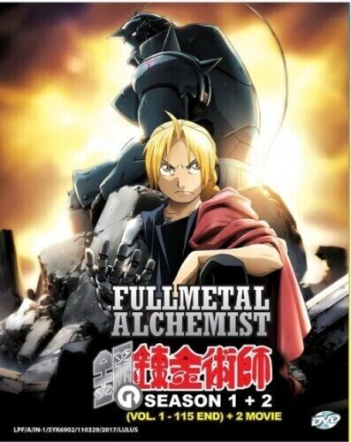 Fullmetal Alchemist + Brotherhood Ep.1-115 FINAL y 2 películas anime DVD [sub inglés] - Imagen 1 de 6