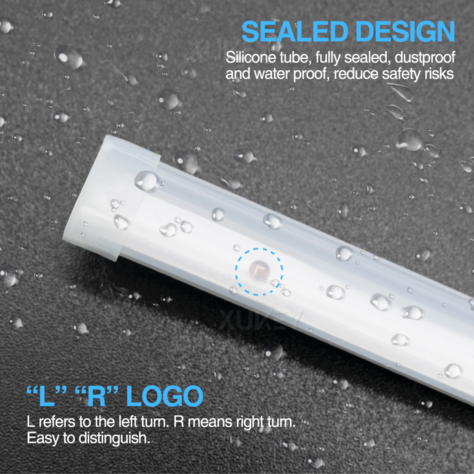 YM E-Bright Sequential Turn Signal Blinkers Indicator Led Strip DRL Daytime Running Tail Brake Light Cars Suv Motorcycle Flexible Exterior Dual Color - Foto 7