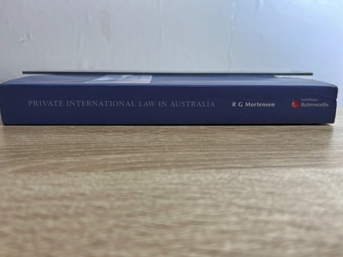 Private International Law in Australia by R.G. Mortensen - Good Condition - 第 7/7 張圖片