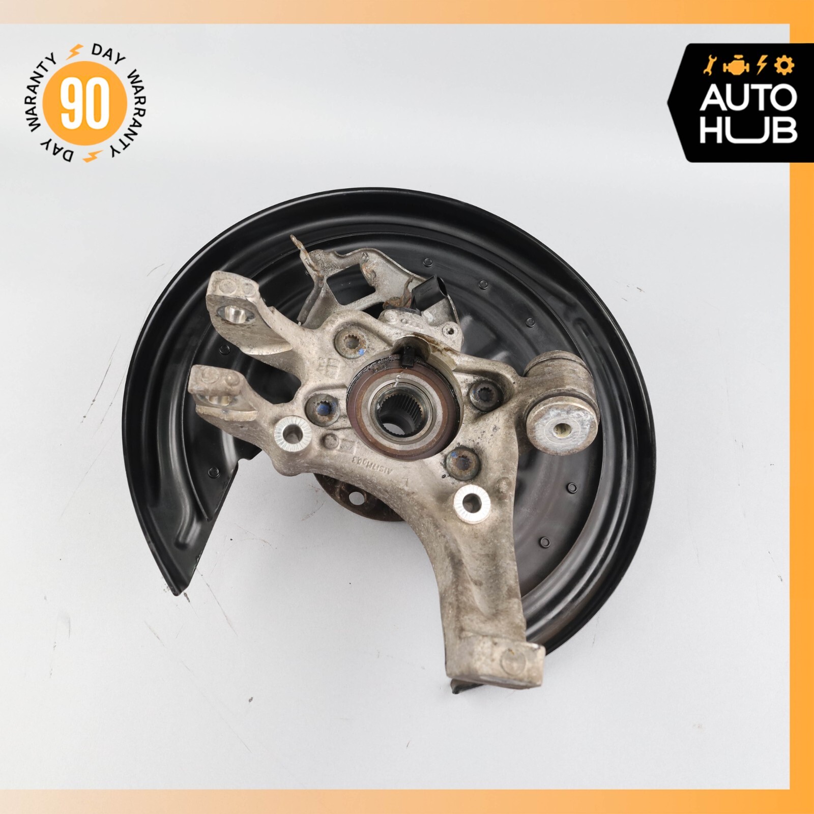 03-13 Bentley Continental Flying Spur Rear Left Side Spindle Knuckle Hub OEM 78k