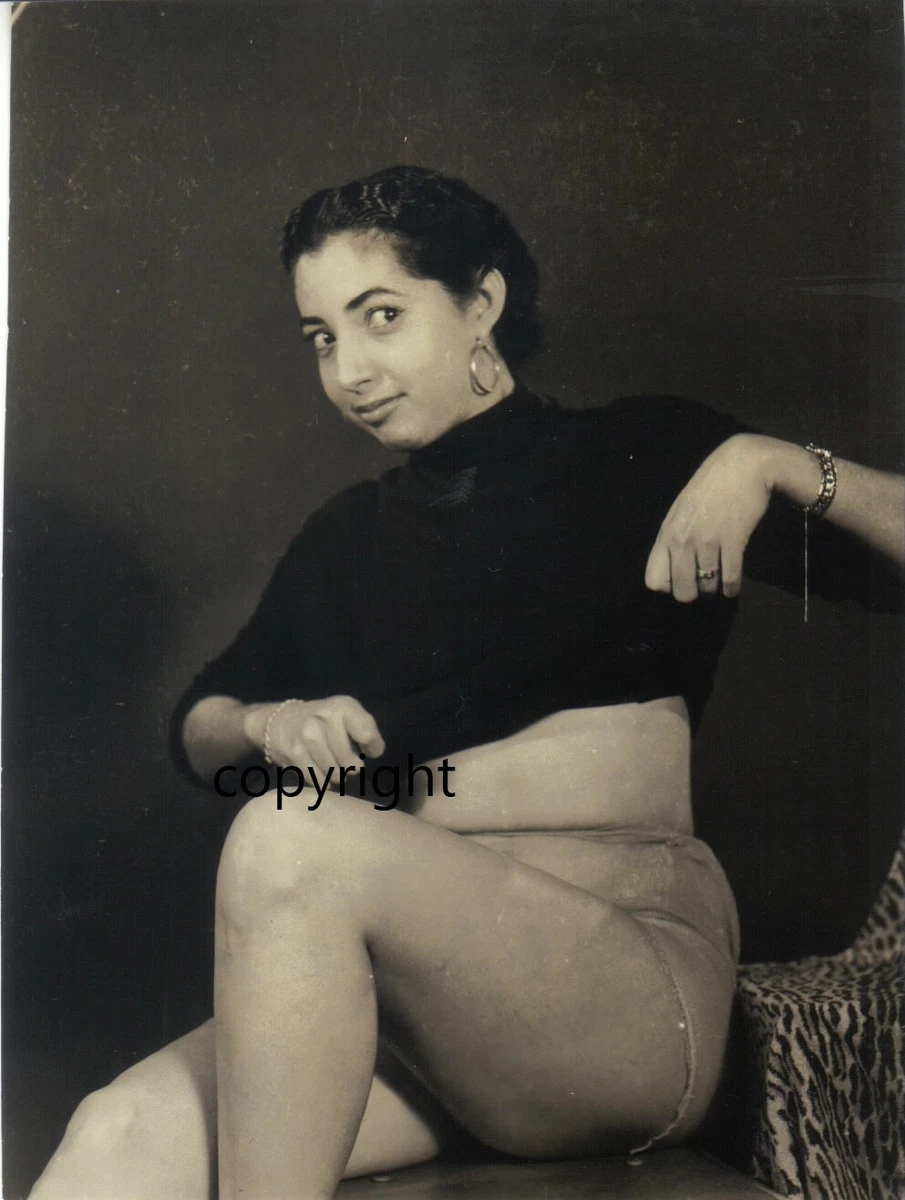 VINTAGE STUDIO MEXICAN WOMAN NUDE NU AKT FOTO 1940 STRIPTEASE | eBay