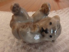 EARLY ROYAL COPENHAGEN BROWN BEAR CUB ANIMAL FIGURINE 1124