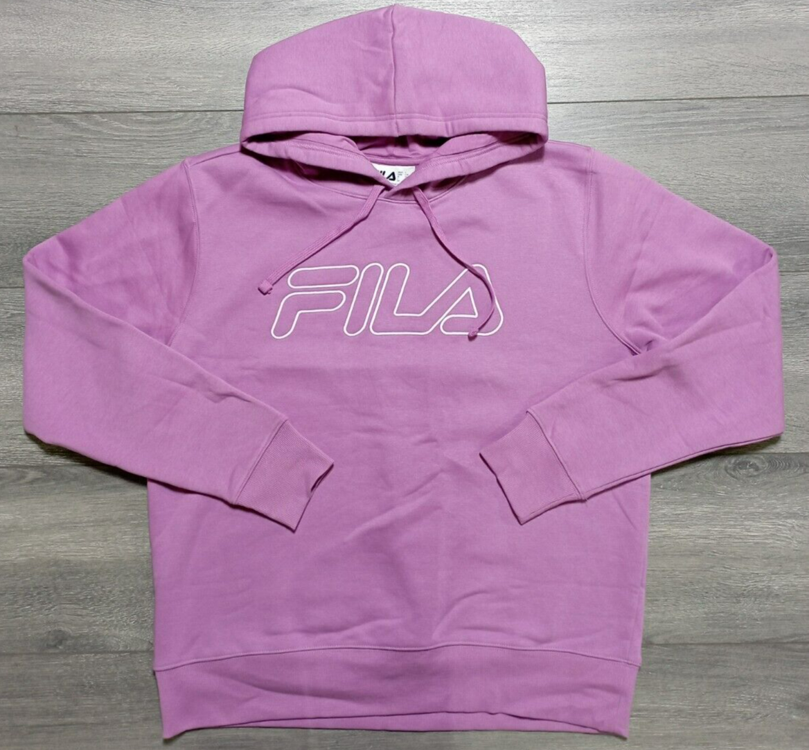 Fila Pullover Felpa con Cappuccio Adulto Donna Grande Mulberry Morbido