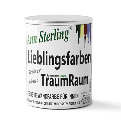 Wandfarbe Trendfarbe Innenfarbe LIEBLINGSFARBE Ann Sterling Farbe Farbig + Weiß