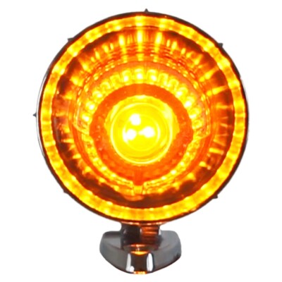 Retro Fender Light Amber LED / Amber Lens For Kenworth | eBay