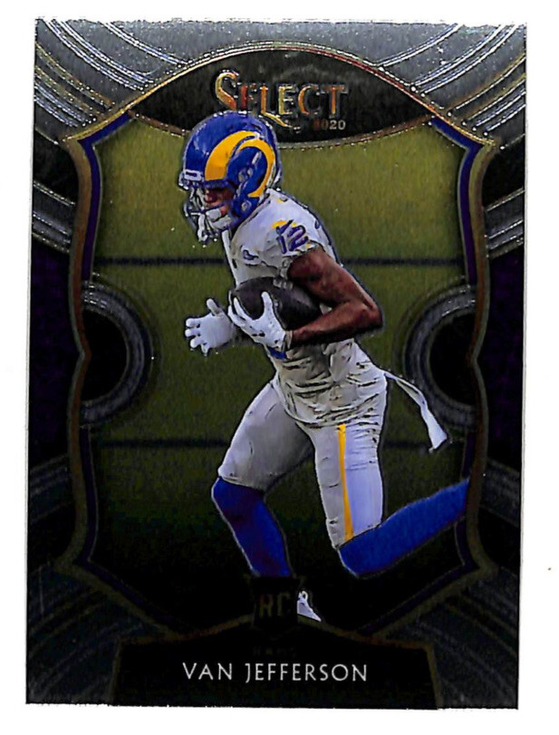2020 Panini Select #71 Van Jefferson Concourse rookie RC card Rams