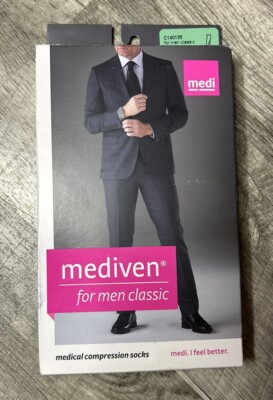 Mediven Medical Men Classic Tan Calf Compression Sock size V New