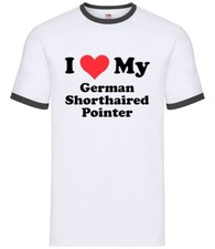 Amo Il Mio Pointer Tedesco A Pelo Corto - Ringer Da Uomo - Cane Cucciolo Animale