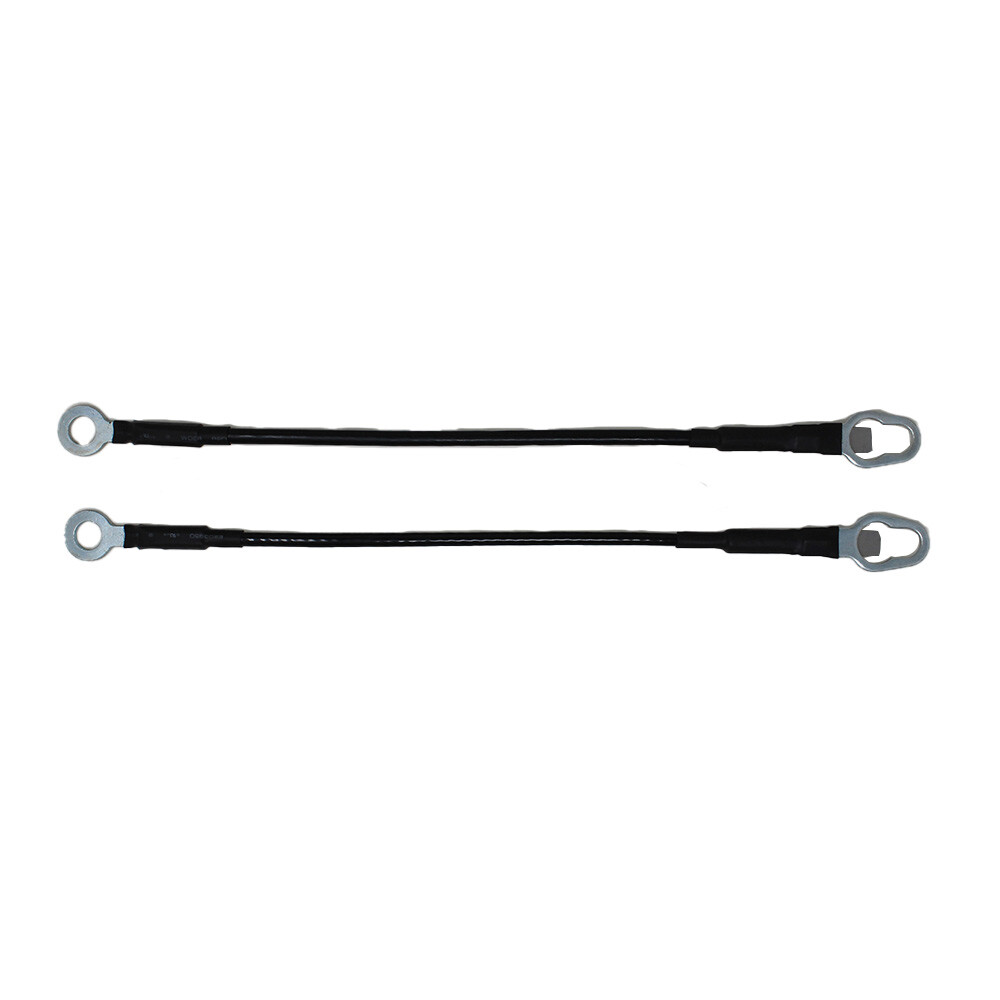 Pair Of Tailgate Cables – Fits 1993-2011 Ford Ranger & Mazda Pickup – Direct Replacements – Steel, Black