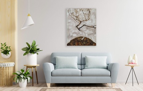Small Tree in Late Autumn by Egon Schiele Giclée Canvas Print, Multi-Size - Picture 6 of 9
