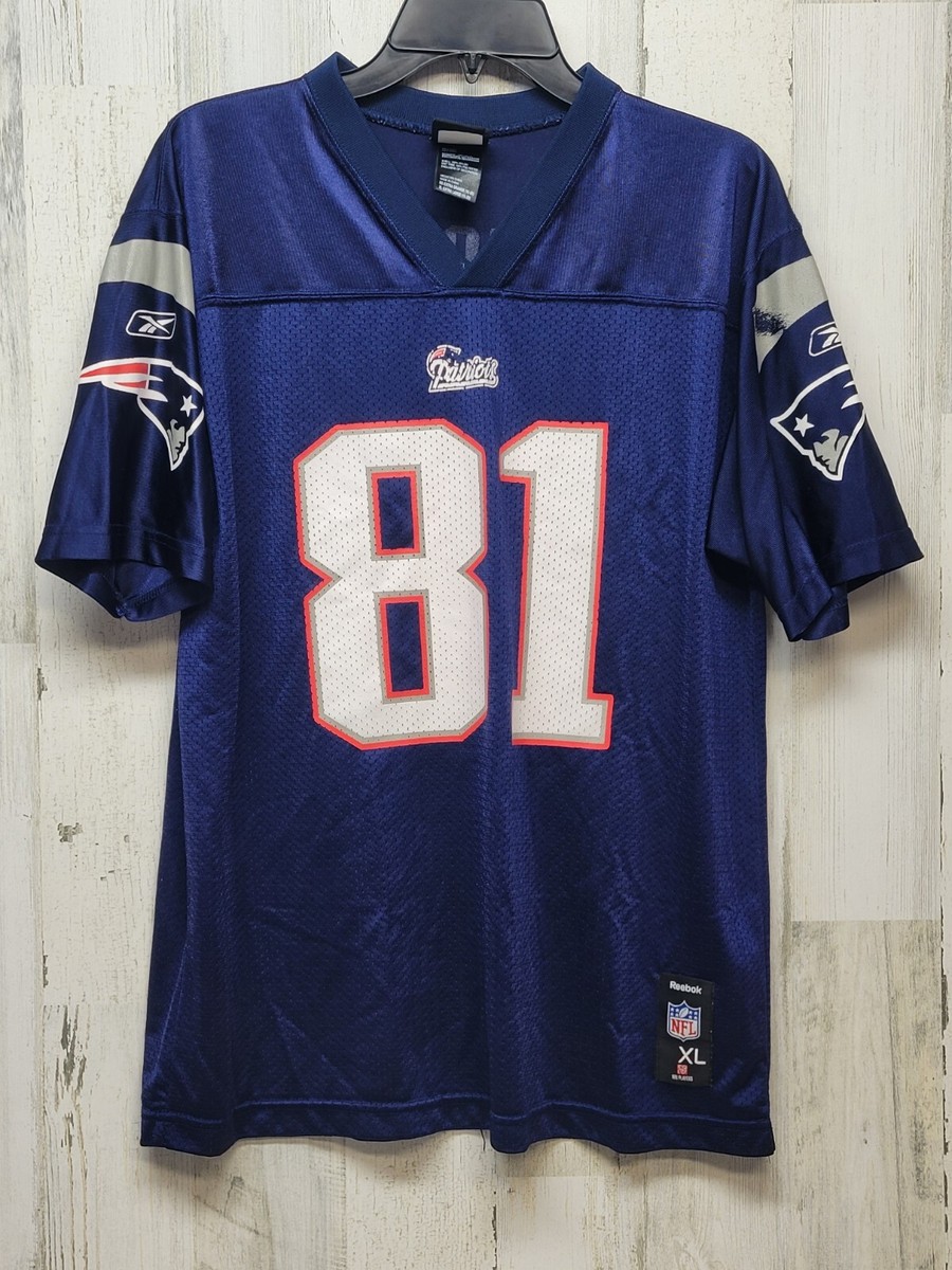 Randy Moss #81 NFL New England Patriots Authentic Reebok Jersey