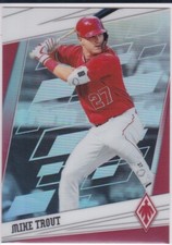 MIKE TROUT Phoenix PRIZMS BASEBALL CARD Premium 2020 LOS ANGELES ANGELS 