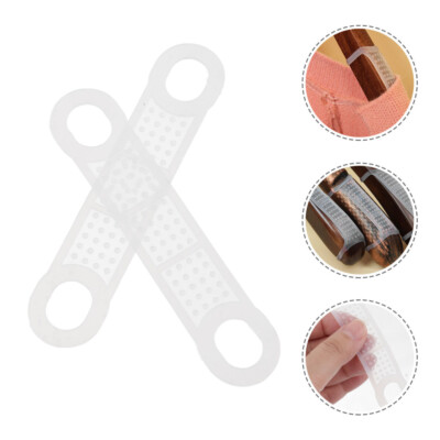 50 Stuks Antislip Siliconen Kleerhanger Grips Kleding Hanger Strips Wit L, Niet gespecificeerd