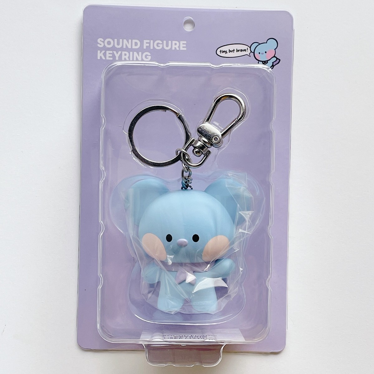 THE FIRST FAN Fashion Key Chain【新品未使用】 BT21 Official Authentic Koya Minini Figurine Sound Keychain Safety
