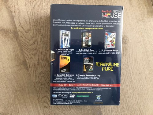 Coffret 5 DVD RED Bull le monde de l'extreme sport surf/motocross/snowboard NEUF - Imagen 3 de 3