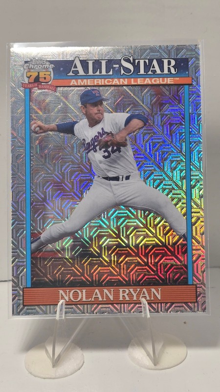 2026 Topps Chrome Nolan Ryan #91ASC-7 1991 35th Anniversary All-Stars Mojo