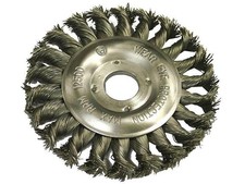 Image of Faithfull Circular Wire Brush 125 X 12Mm 22.2Mm Bore 0.50Mm Wire FAIWBCT125