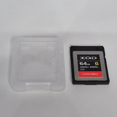 XQD 64GB Memory Card INDMEM High Speed G Series 440MB/s Read 400MB/s Write
