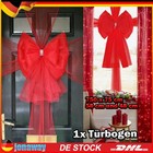 Elegant Traditionelle Schleife Extra groß Tür dekoration Weihnachts Fliege Rot-