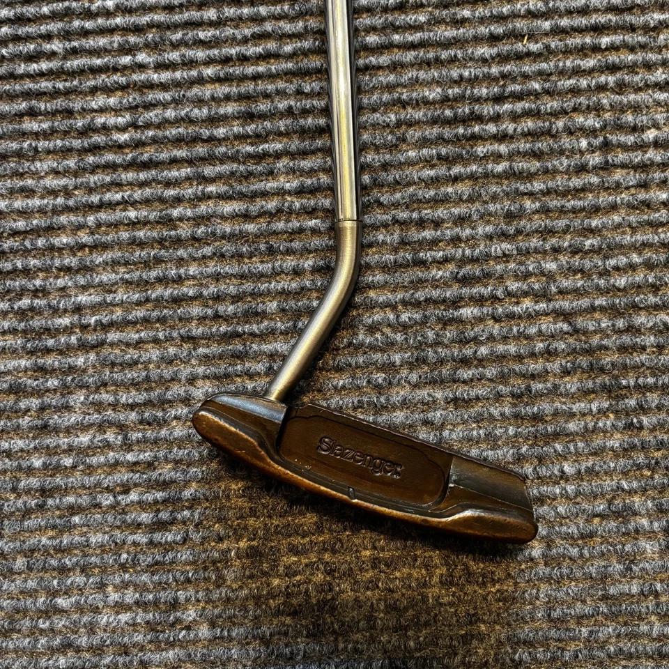 Slazenger Kirk Currie LBP1 Putter Right Handed RH Brass Blade EUC - Image 3 of 4
