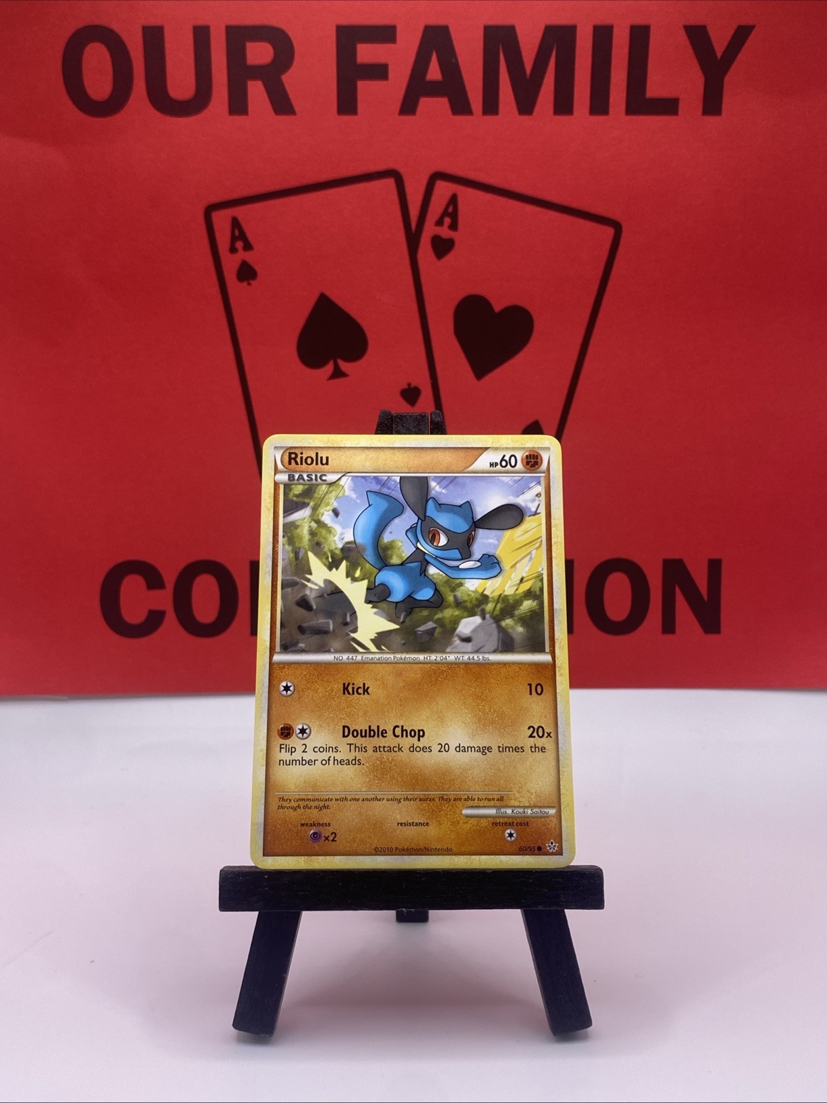 Riolu 60/95 Unleashed Pokémon TCG Regular Common 2010 VLP