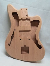 Custom Order Guitar Body, JMS, Unfinished, Mahogany, Fits Jazzmaster® Neck