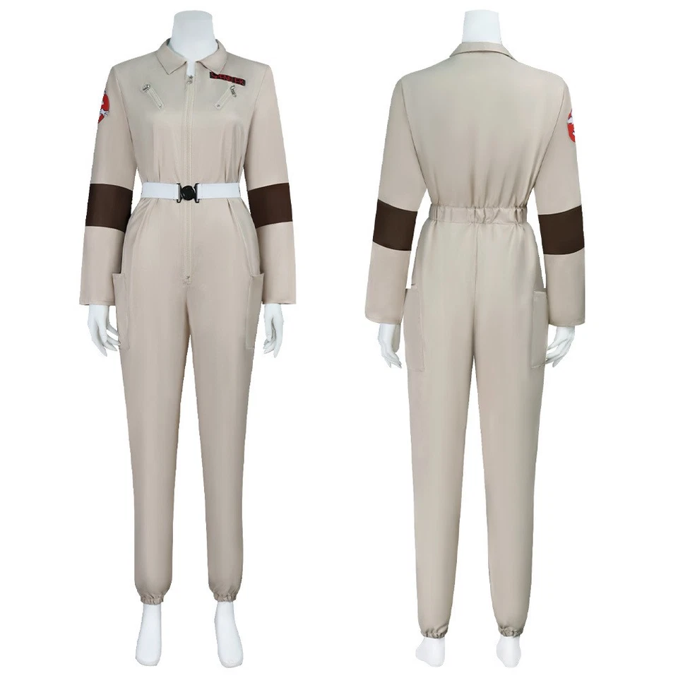 Ghostbusters Jumpsuit Uniform Cosplay Costume Women's Outfit - Image 3 of 4