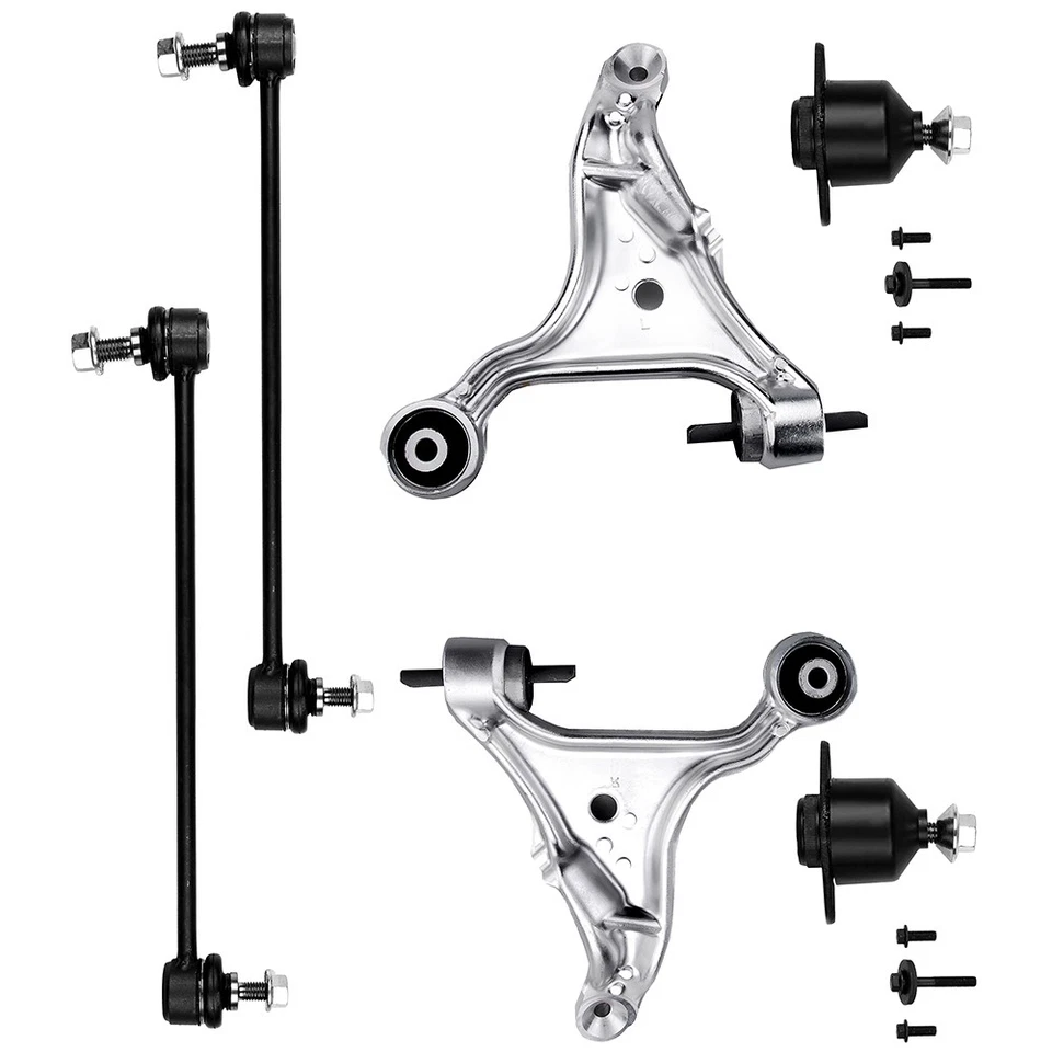 6x Suspensión completa del brazo de control inferior delantero para Volvo S60 2001-2007 tracción delantera Foto 2 de 4