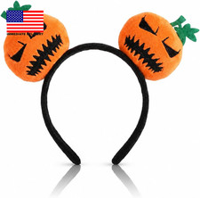 Pumpkin Headband for Women and Adults, Halloween Hair Band, Festive Theme