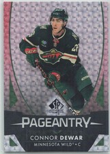 2023-24 SP Authentic Pageantry Red Connor Dewar Minnesota Wild #P-12
