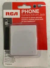 RCA TP265WHR Phone Surface-Mount Jack New FREE SHIPPING