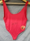 Carmen Electra Signed Baywatch Red Replica Swimsuit Large Auto Beckett Witness
