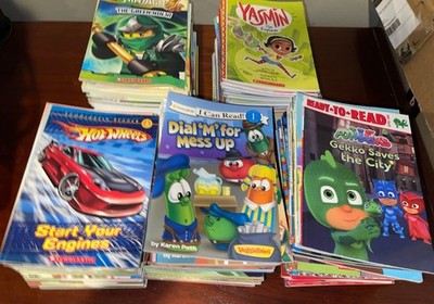 HUGE Lot of 250 Step Into Reading Books! Level 1,2,3 - My First- I Can Read MIX
