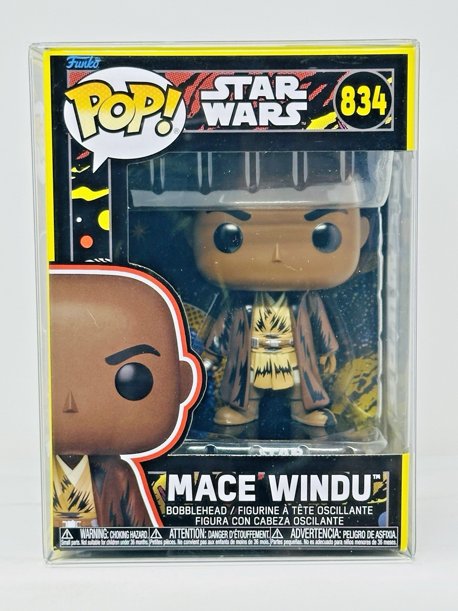 Funko Pop! Star Wars - Mace Windu (Retro) #834 with Protector