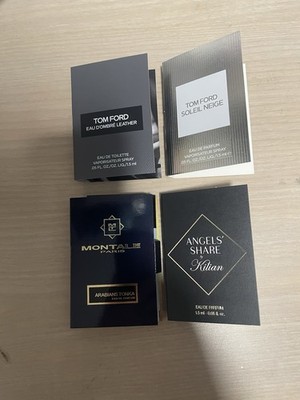 Tom Ford Eau D ombe, Tom Ford Soleil Neige, Montale Paris & Angels Share Kilian