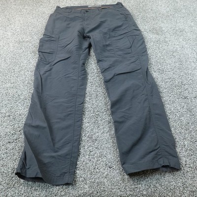 REI Pants Mens 36X32 Gray Blue Cargo Outdoor Hiking Performance