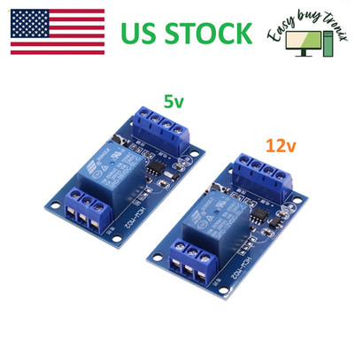 12Pcs 5V 12V DC 1-Channel Latching Relay Module w/ Touch Bistable Switch MCU