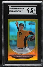 2013 Bowman Chrome Prospects Gold Refractor 31/50 Tyler Glasnow SGC 9.5 06bg
