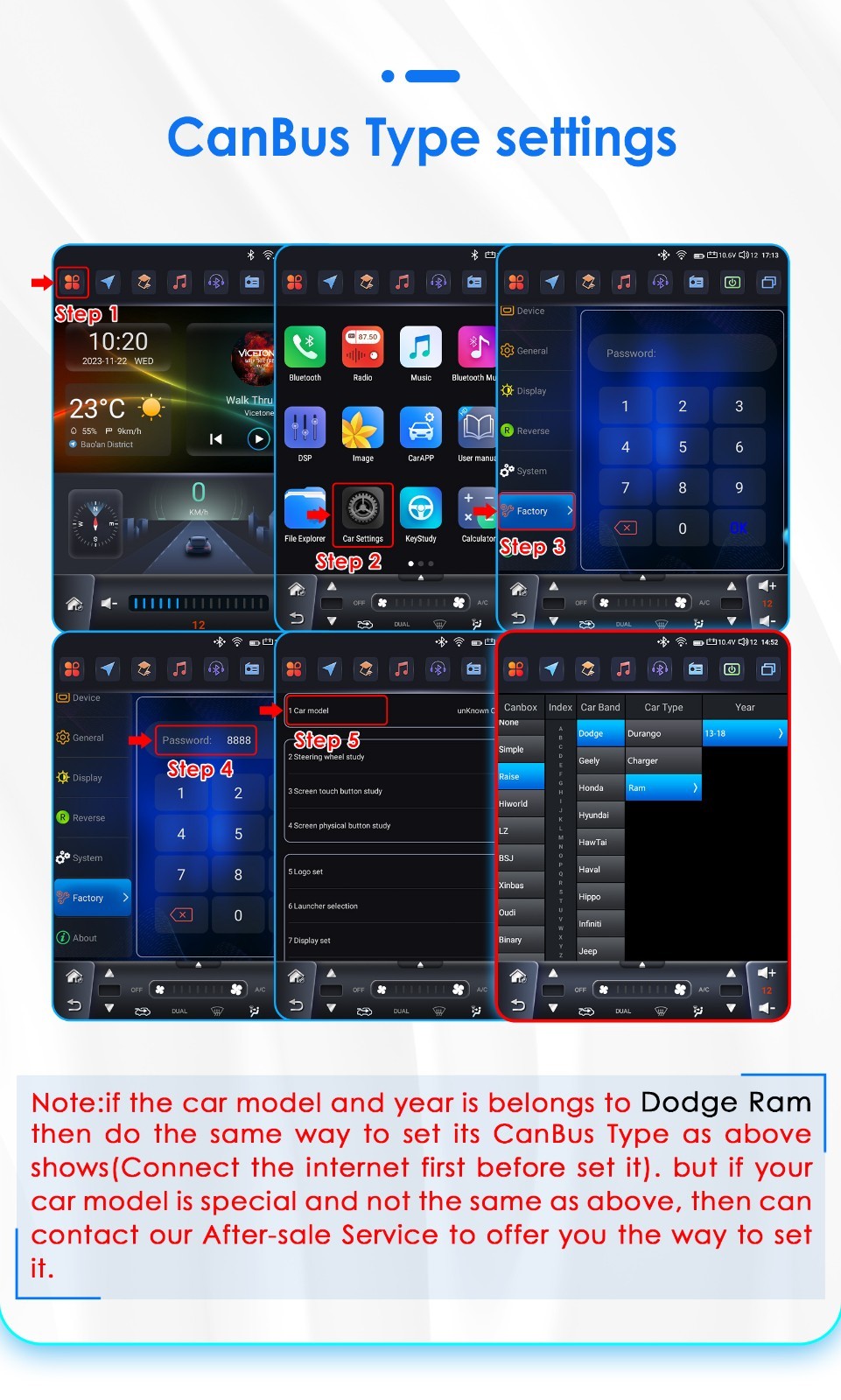 Car Radio Stereo Manual AC for Dodge Ram 2013-19 1500 2500 3500 Carplay/Android