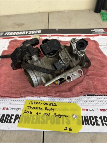 Suzuki Burgman AN400 OEM 13401-05H32 Intake Throttle Body Manifold Injection 16