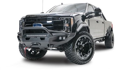 Fab Fours Inc. FS17-X4152-1 Bumper Matrix front w pre-guard 2017-2019 Ford F250
