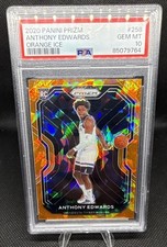 2020-21 Panini Prizm - Anthony Edwards #258 Orange Ice Prizm (RC)
