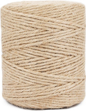 500FT Jute Twine Rope 3mm 6ply Natural Thick Garden Twine String Heavy Duty f...
