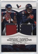 2017 Panini Rookies & Stars Team Duals /99 Deshaun Watson DeAndre Hopkins #9 d4v