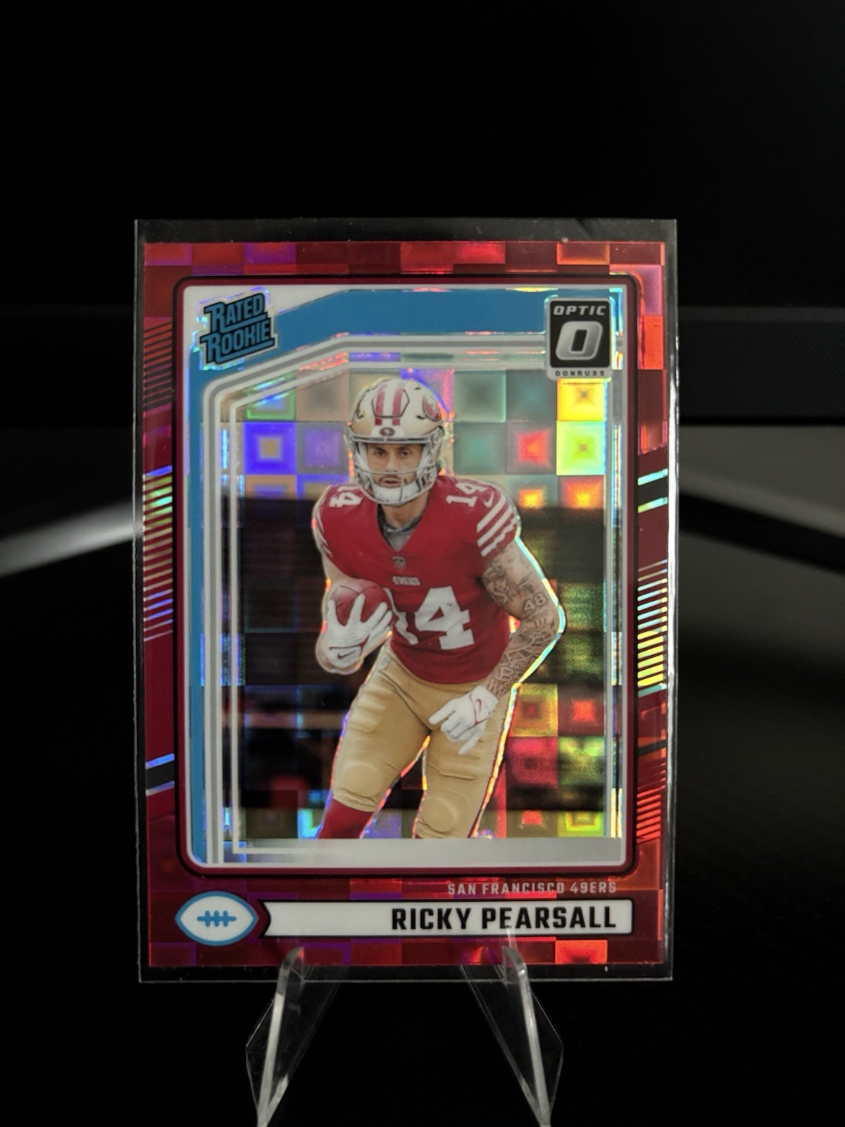 2024 Panini Donruss - Rated Rookie Ricky Pearsall #318 Optic Preview Red Pandora