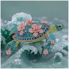 5D Diamond Painting Kits for Adults Sea Turtle, Specail Shape Diamond Art Kits..