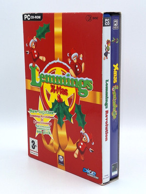 Lemmings X-Mas Doppelpack - Revolution + Xmas - PC DVD-ROM - Zustand Sehr Gut