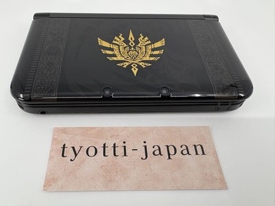 Nintendo 3DS XL LL Monster Hunter 4 Gore Magala Black Console Tested No TouchPen